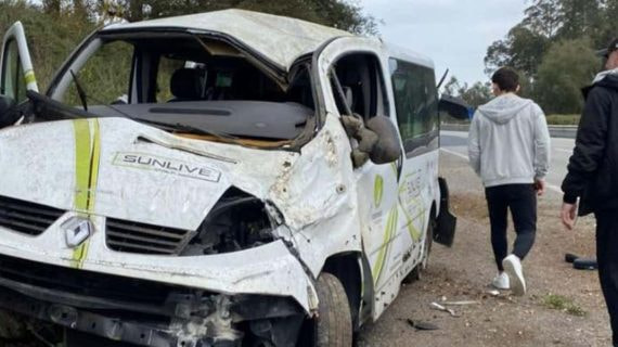 Joel Plata fue el más perjudicado en el accidente de tráfico con una lesión en el fémur.
