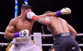 Pelea entre Jake Paul y Tommy Fury.