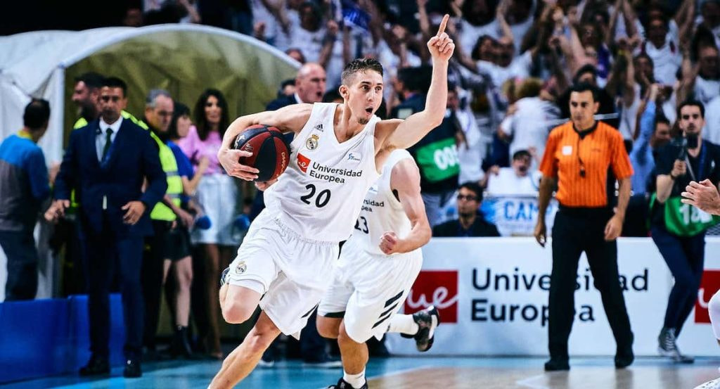 Jaycee Carroll, en el segundo partido de la final de la ACB 2019 tras ganar al Barça con su triple.