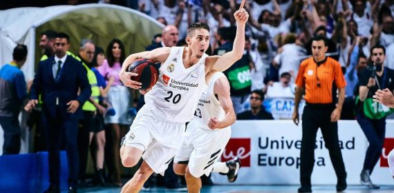 Jaycee Carroll, en el segundo partido de la final de la ACB 2019 tras ganar al Barça con su triple.