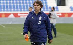 Julen Guerrero, en el último partido de la Selección Sub-17 en el Torneo de Algarve.
