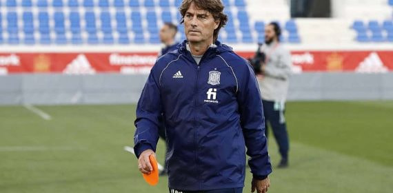 Julen Guerrero, en el último partido de la Selección Sub-17 en el Torneo de Algarve.