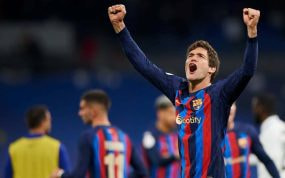 Marcos Alonso completó en el Bernabéu su mejor partido de la temporada.
