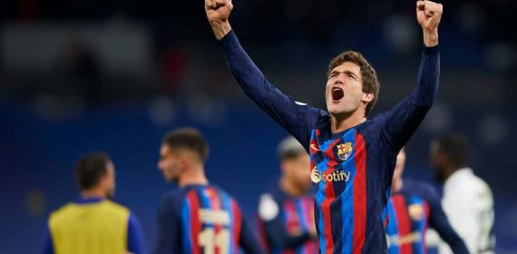 Marcos Alonso completó en el Bernabéu su mejor partido de la temporada.