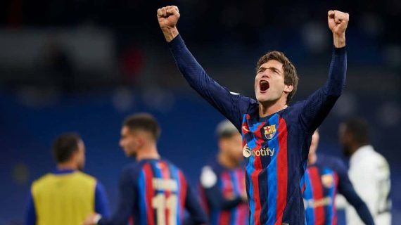 Marcos Alonso completó en el Bernabéu su mejor partido de la temporada.