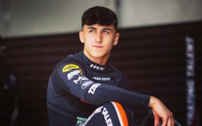 Mari Boya, durante la pretemporada de la FIA F3 con MP Motorsport.