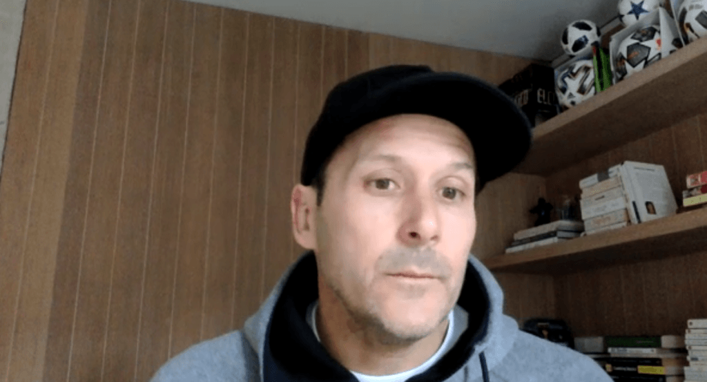 Gaizka Mendieta, en la entrevista con Relevo.