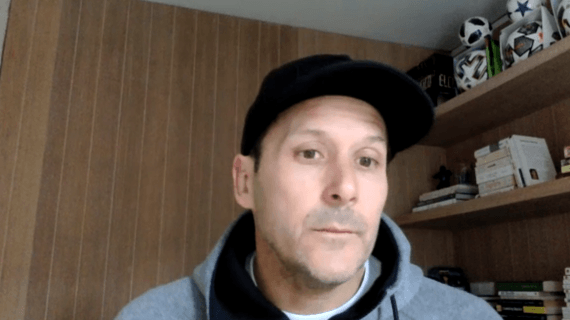 Gaizka Mendieta, en la entrevista con Relevo.