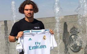 Mink Peters, durante su etapa en el Real Madrid.
