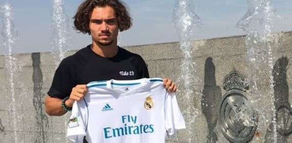 Mink Peters, durante su etapa en el Real Madrid.