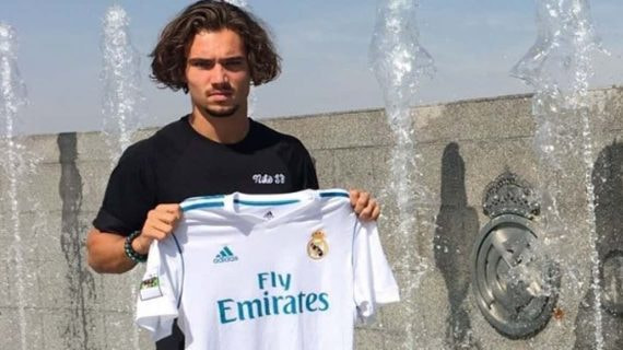 Mink Peters, durante su etapa en el Real Madrid.