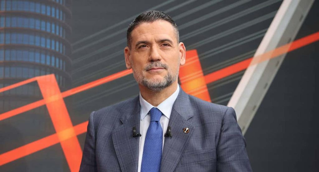 Andrés Palop, durante un sorteo de la Europa League.