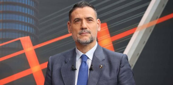 Andrés Palop, durante un sorteo de la Europa League.