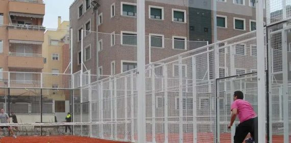 Pista de pádel.