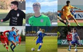 Nico Marcipar, Diego Kochen, Shane Kluivert, Andrea Natali, Adrian Simon y Niko Takahashi.
