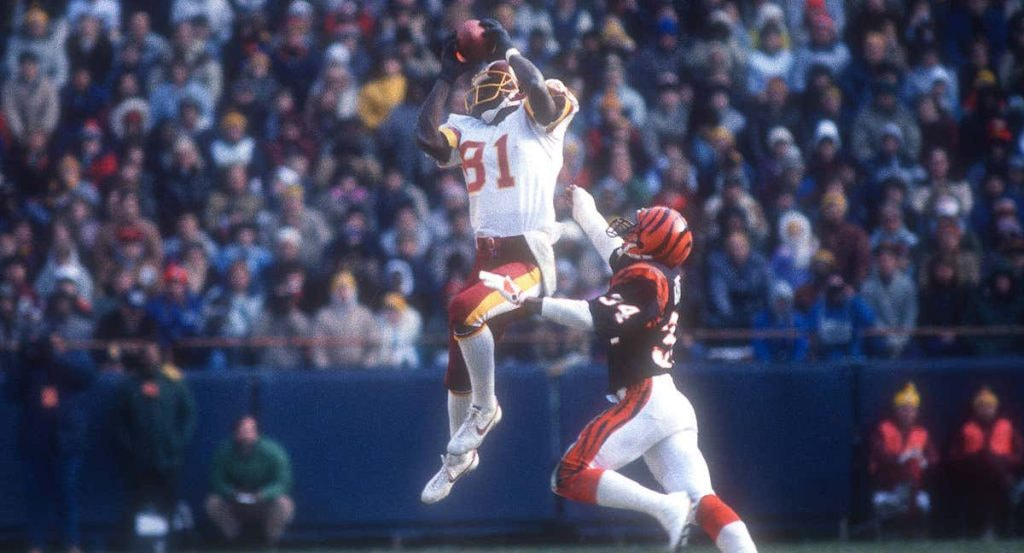 Partido entre Washington Redskins y Cincinnati Bengals en 1985