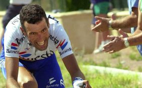 Chente García Acosta, vencedor en la etapa 13 del Tour del 2000.