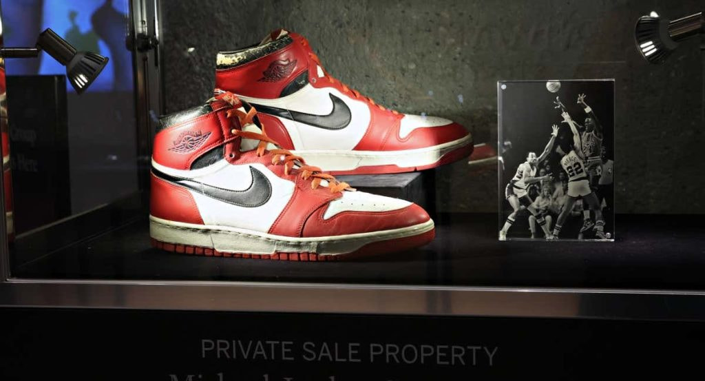 Las primeras zapatillas de Michael Jordan con Nike.