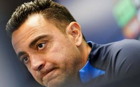 Xavi Hernández, en rueda de prensa previa al partido de Vallecas.