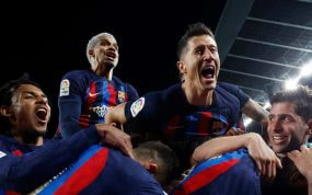 Celebración del FC Barcelona.