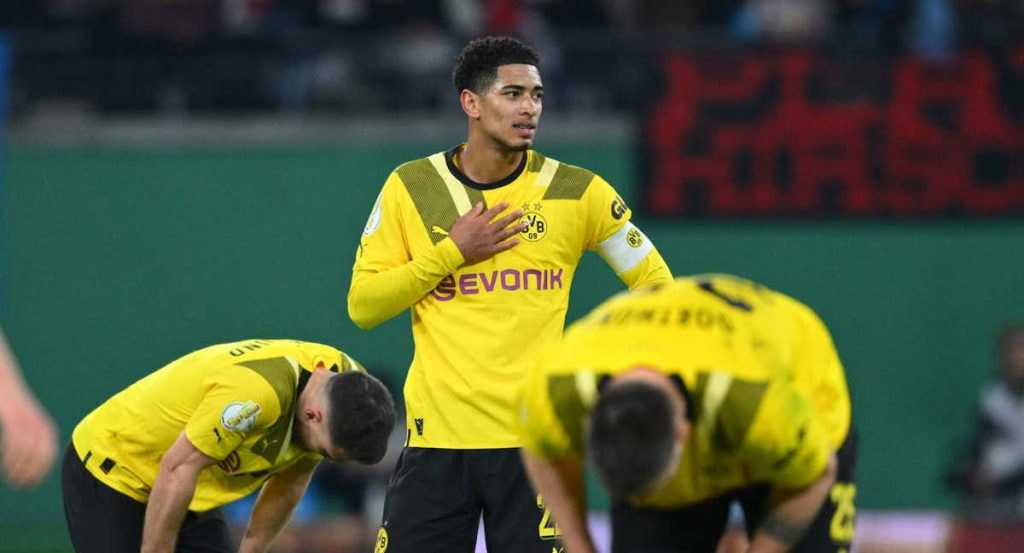 Bellingham, en un partido con el Borussia Dortmund.