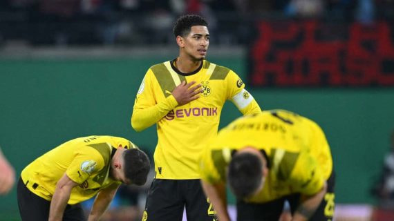 Bellingham, en un partido con el Borussia Dortmund.