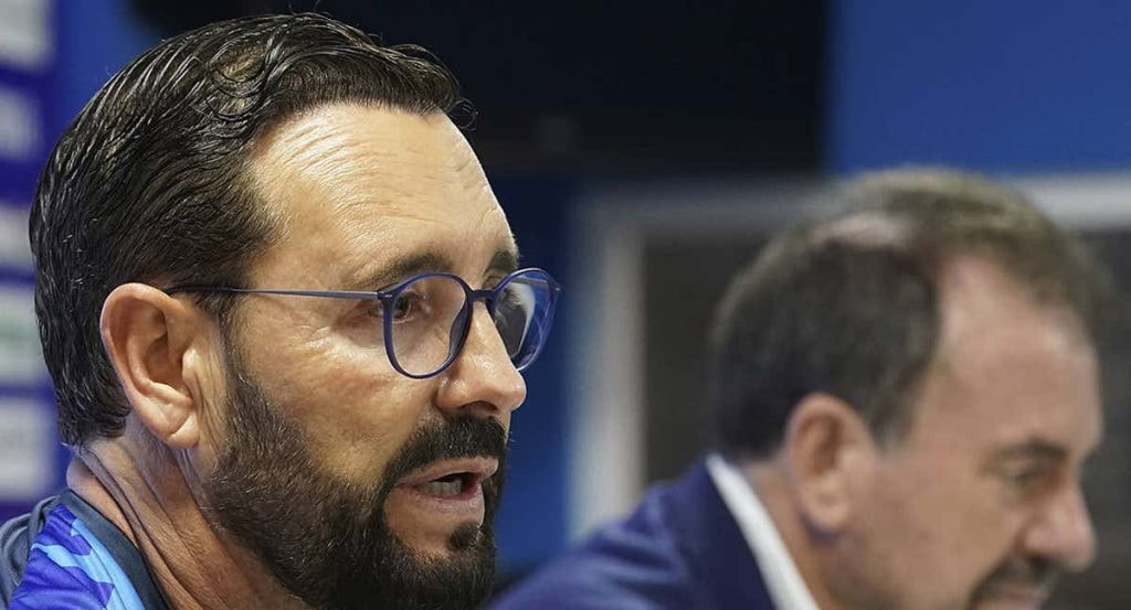 José Bordalás, en su presentación como entrenador del Getafe.
