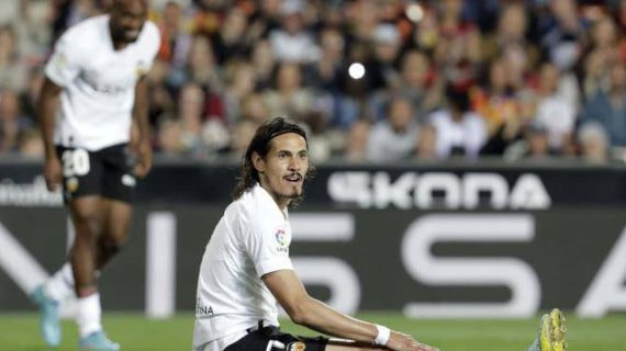 Tristeza en los jugadores del Valencia.