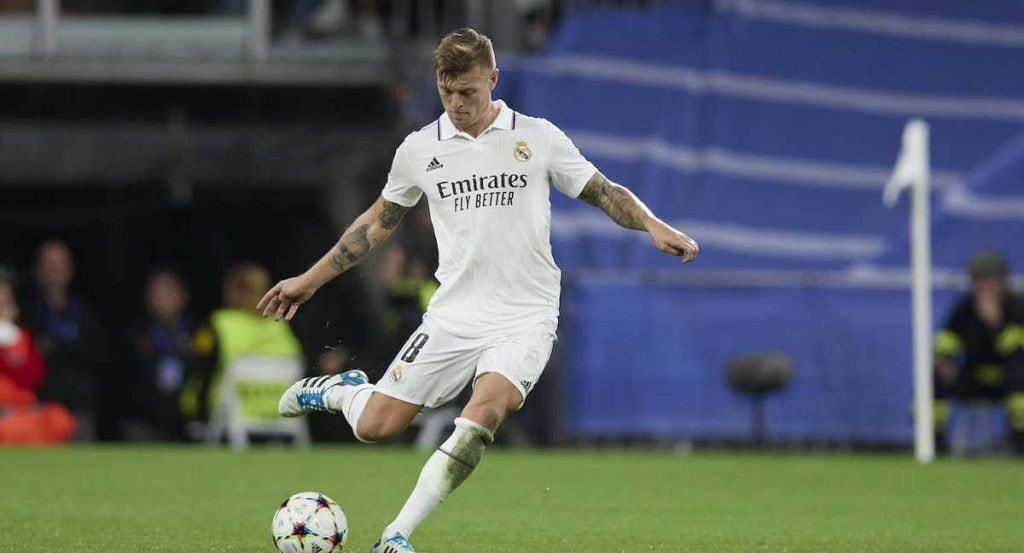 Kroos, en un partido con el Real Madrid.