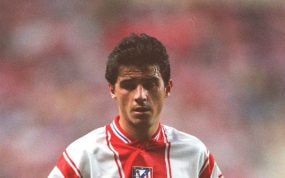 Jordi Lardín, en su etapa como futbolista con el Atlético de Madrid.