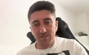 Pablo Hernández, en un momento de la entrevista.