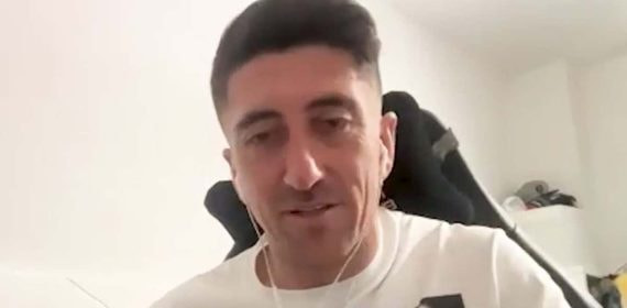 Pablo Hernández, en un momento de la entrevista.