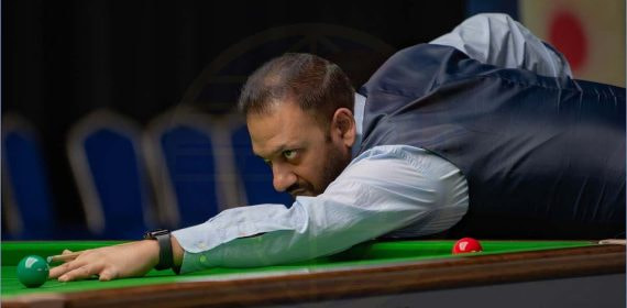 El jugador de snooker Manan Chandra.