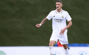 Rafa Mir, con el Castilla.