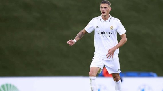 Rafa Mir, con el Castilla.