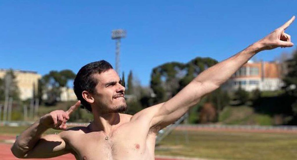 Bruno Hortelano quiere volver a disfrutar en la pista de atletismo.