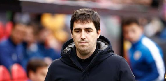 Andoni Iraola, en un partido de esta temporada.