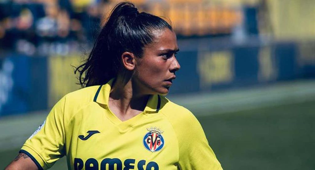 María Llompart durante un partido.
