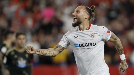 Gudelj celebra uno de los cuatro goles anotados este año.