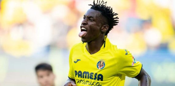 Nico Jackson durante el partido ante el Cádiz.