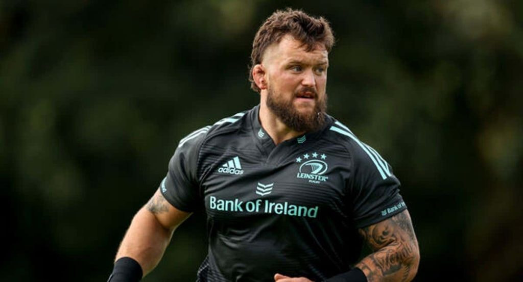 Andrew Porter pilier de la selección irlandesa de rugby.