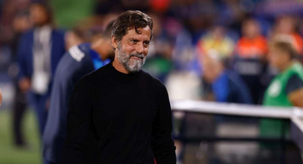 Quique Sánchez Flores, en un partido de la presente temporada.