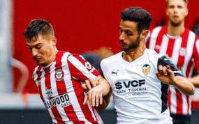 Sergi Canós en un partido contra el Valencia.