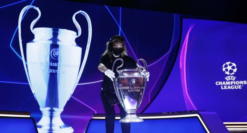El trofeo de la Champions.