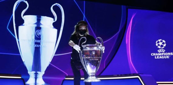 El trofeo de la Champions.