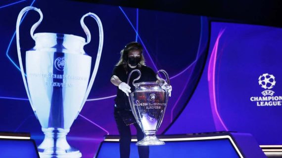 El trofeo de la Champions.