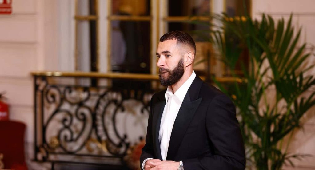 Karim Benzema durante una reciente entrega de premios.