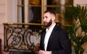 Karim Benzema durante una reciente entrega de premios.