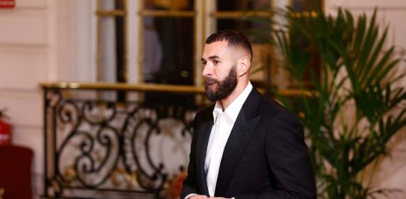 Karim Benzema durante una reciente entrega de premios.