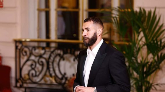 Karim Benzema durante una reciente entrega de premios.